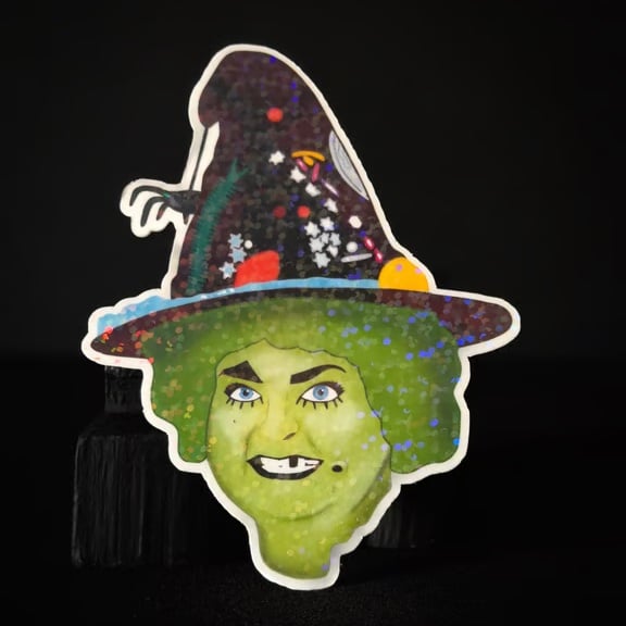Grotbags Holo Glitter Vinyl Sticker
