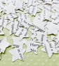 500 Novel Book Confetti Paper Stars - Many book choices - Rustic Wedding Decor
