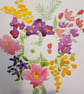 Letter original Watercolour card - Image 1
