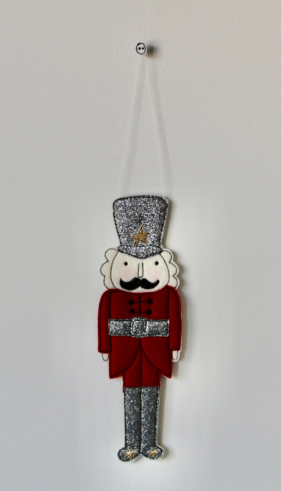 Special Order for Sophie  - Mr Nutcracker - Hanging Decoration