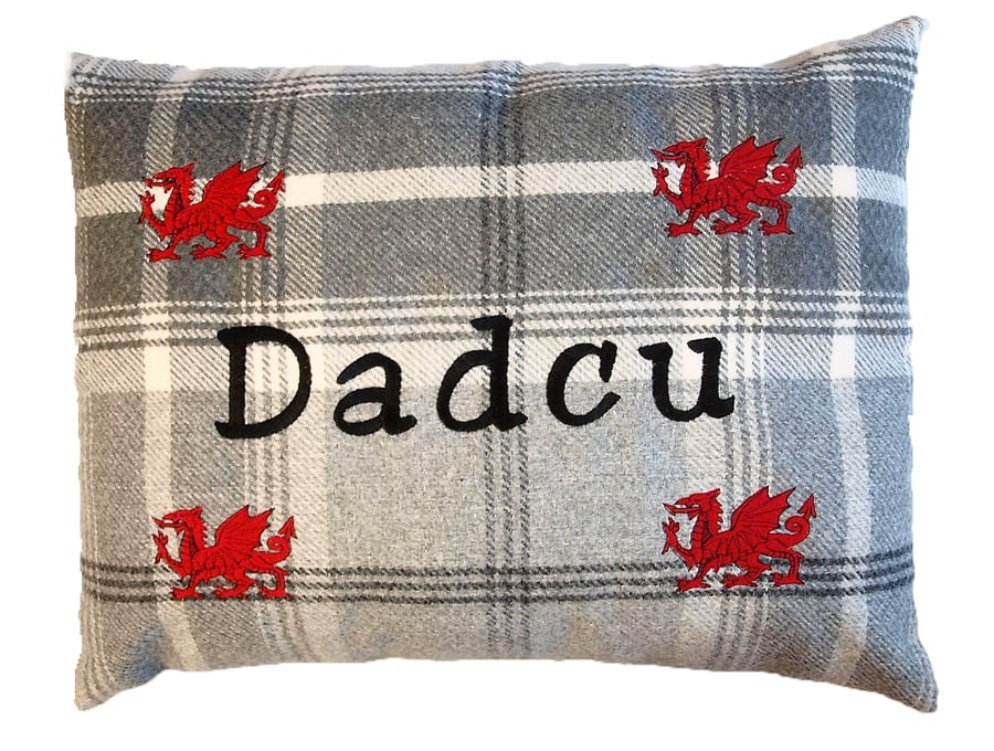 Dadcu Cushion, Father's Day gift, Gift for Dadcu