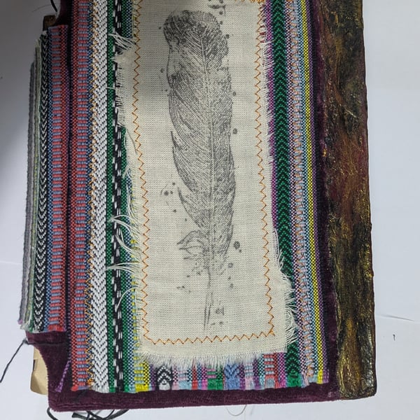 Half spine fabric covered journal 