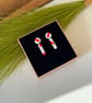 Red Dash Dainty Earrings - Image 6