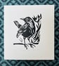 Blackbird - Original Handprinted Lino Print - Image 4