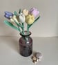 Crochet tulip bouquet, handmade pastel tulips, forever flowers, gift for her - Image 6