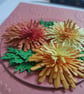 Circle of Chrysanthemums Birthday Card  - Image 2