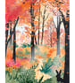 Forest Bathing Illustrated Art Print  - Image 3