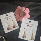 LADYBIRD AND BUZZY BEE EARRINGS