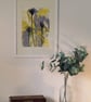 Original Wall Art Mixed Media 'Tears' Series A3 - Image 2