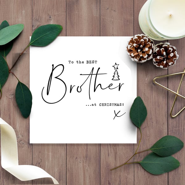 BROTHER or SISTER Christmas Card