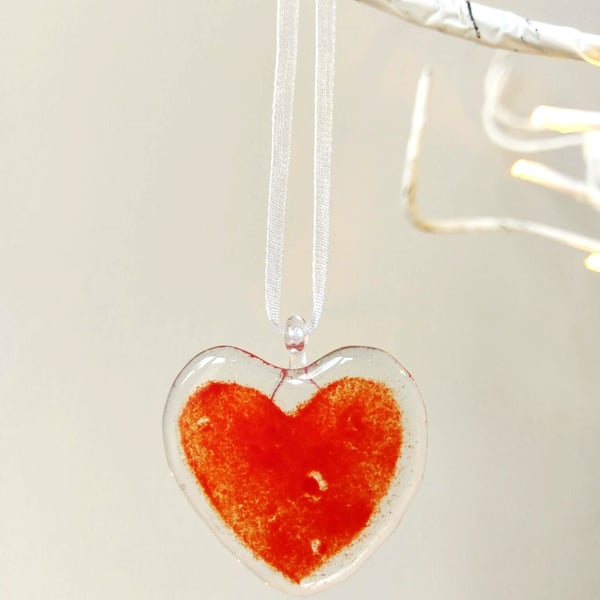 Fused Glass Hearts