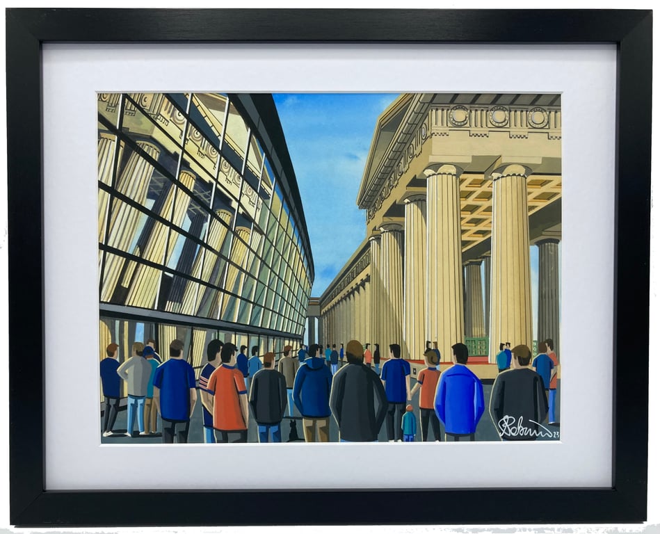 Chicago Bears, Soldier Field NFL American Football Framed Art Print. Approx A4.