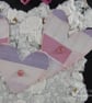 Handmade collage hearts Paper (1st) Anniversary card - Image 3