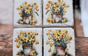 Flower Coasters