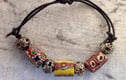 Antique trade bead bracelets