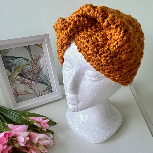 Cosy Crochet Twist Headband