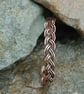 Braided Copper Bangle - Handmade Adjustable Copper Bracelet - Image 1