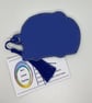 Embroidered Caravan Bookmark - Blue - Image 2