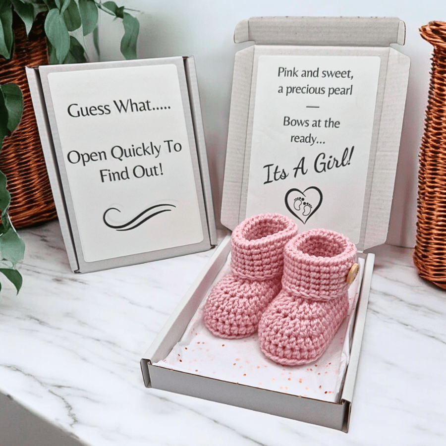 Pink and Sweet — It’s a Girl Gender Reveal Gift