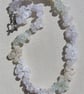 Pastel Shades Crackled Quartz Gemstone Chunky Statement Beaded Necklace - Image 5