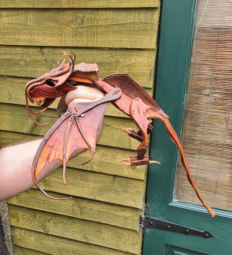 Leather Hand puppet