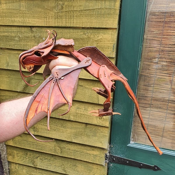 Leather Hand puppet