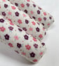 Cream & Pink Floral Padded Clothes Hangers x3 - Image 2