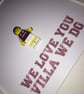 ASTON VILLA - Framed custom Lego minifigure - Awesome art work - Image 2