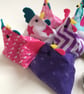 Pattern or paper weight bean bag chickens. Various colours - Image 1