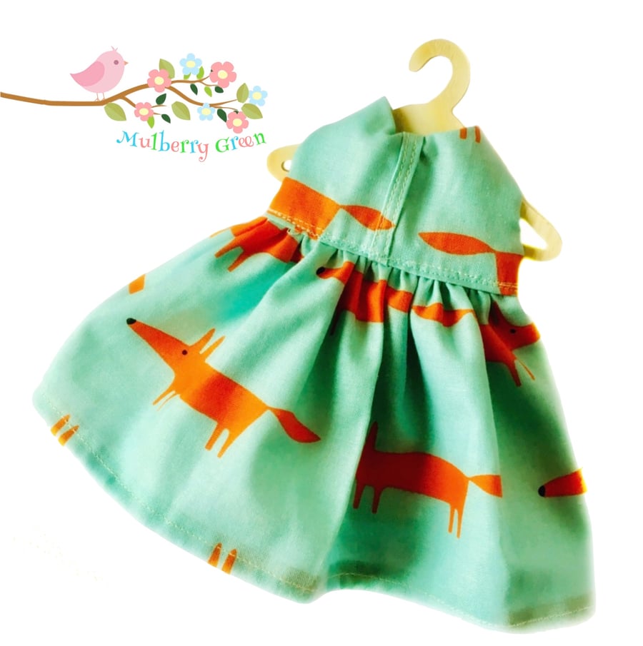 Reduced - Mr. Fox Turquoise Dress