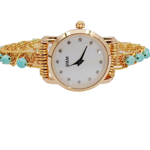 Gemstone beads Bracelet Watch Wrist Watch Personalized Gift Women's Watch Gifted
