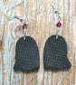 Ghost polymer clay earrings - Image 6