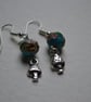 Toadstool earrings with Cloisonne beads - Image 4