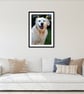 Golden Retriever Dog Portrait Photograph Print - Image 3