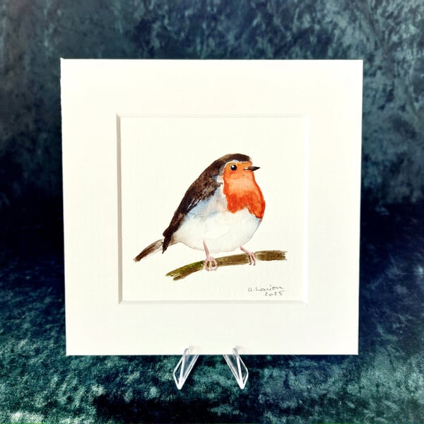 Small Robin - Original Watercolour Painting