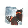 Red admiral butterfly cuff