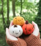 Pumpkin Pals - Needle Felt Felted Wool Autumn Fall Halloween Friends - Image 3