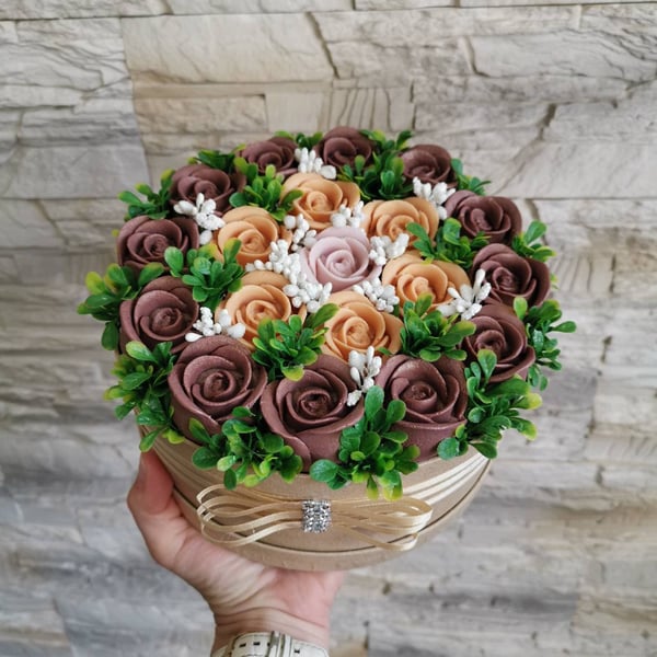 Soap bouquet - roses