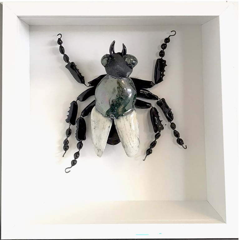 Ceramic Porcelain Bug Fly- Bridget