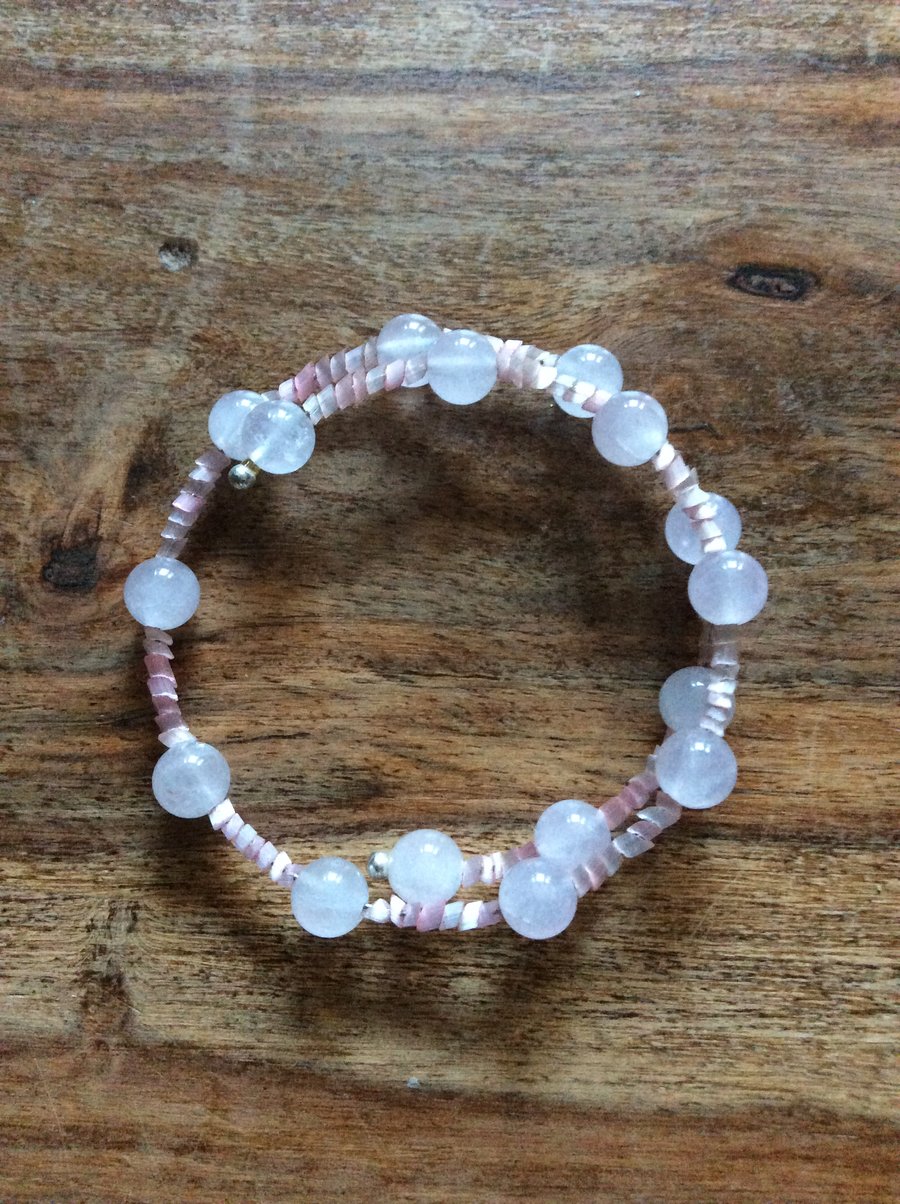 Rose quartz bracelet 