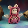 Spring Sale ... Tiny Flurrier Mouse 'Rena' with wings OOAK Sculpt