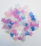 Destash lucite flower beads 2 sizes - Image 2