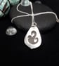 Sterling Silver 925 White Seaham Seaglass Pendant Full Hallmark - Image 6