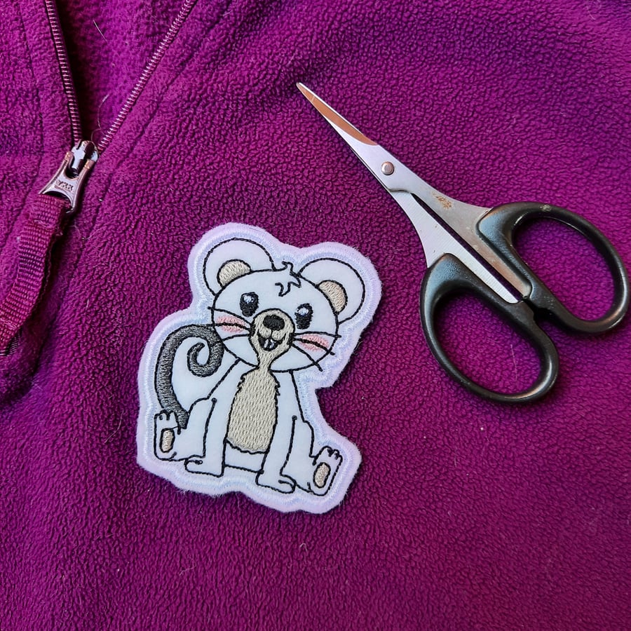 Mouse Sew on Patch