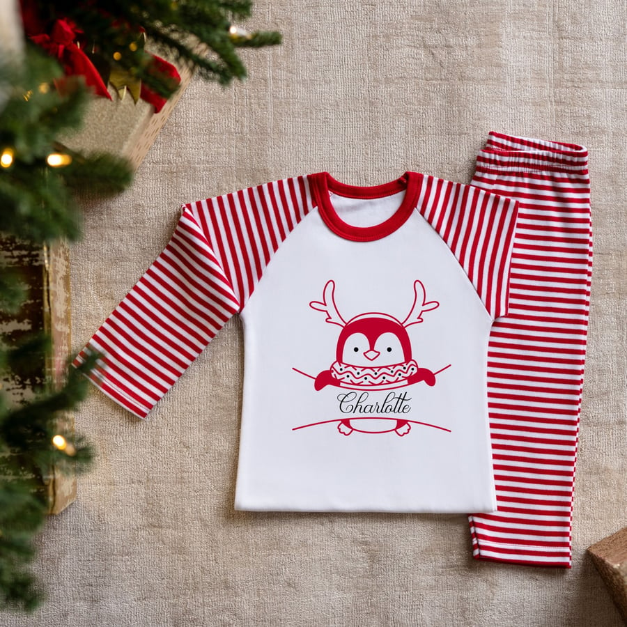 Personalised Children's Christmas Pyjamas