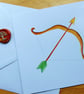 Sagittarius Horoscope Greetings Card With Wax Seal - Image 4
