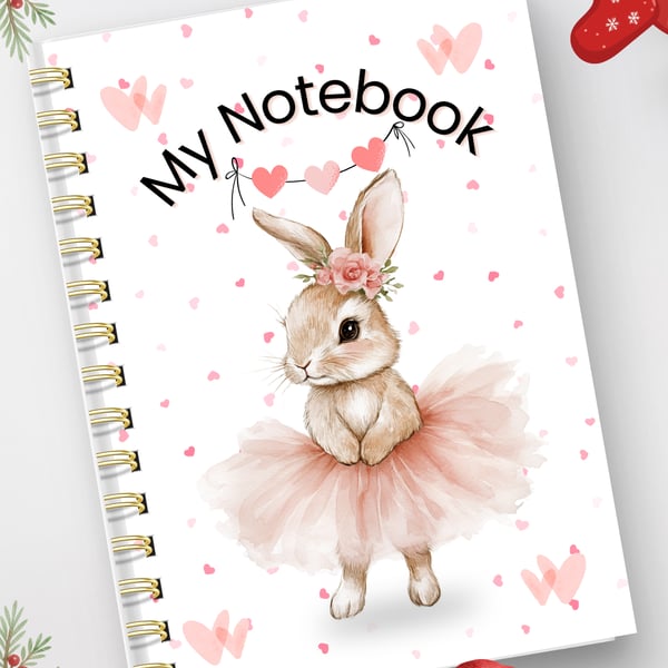 Bunny Ballerina Notebook