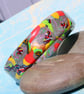 Designer Bangle - Abstract Pop Art Style in Rich Colours - Handmade - Artisan - Image 8