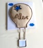 Personalised Hot Air Balloon Wall Hanging - Nursery & Children's Room Decor - Image 4