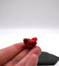 small glass red football bird - Image 6